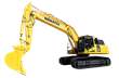 Yellow digging machine